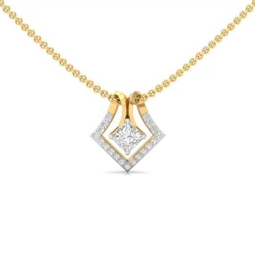 Princess Cut Diamond Pendant
