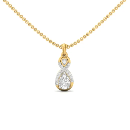 Pear Cut Diamond Pendant