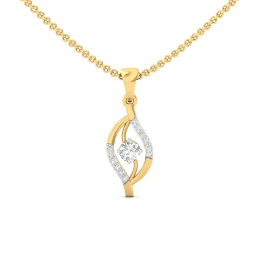 Round Cut Diamond Pendant