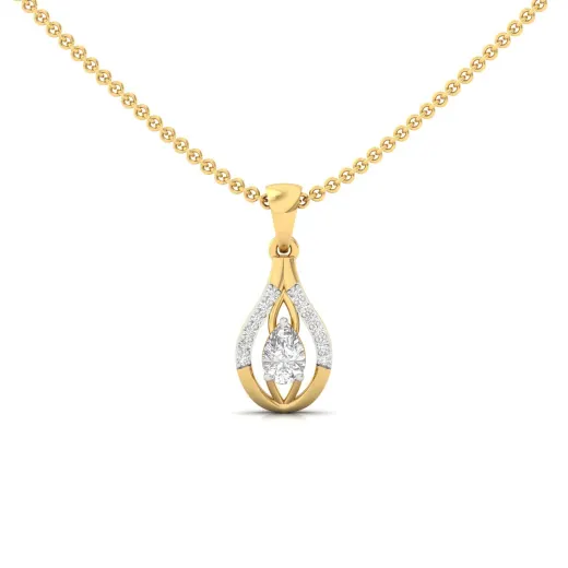 Pear Cut Diamond Pendant