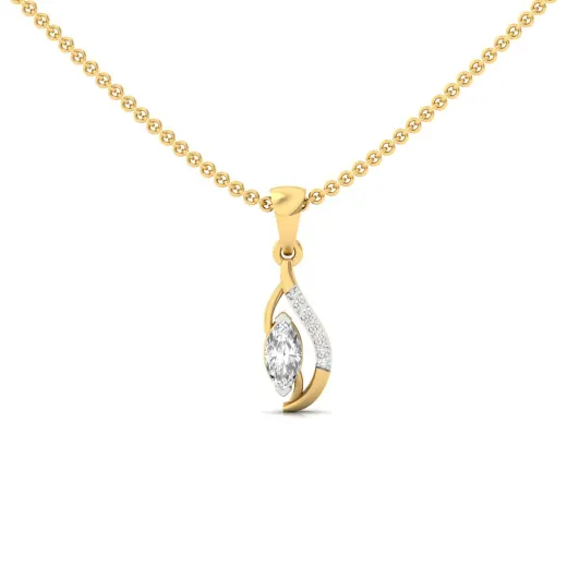 Marquise Cut Diamond Pendant