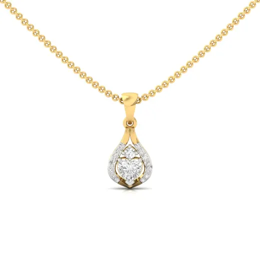 Heart Cut Diamond Pendant