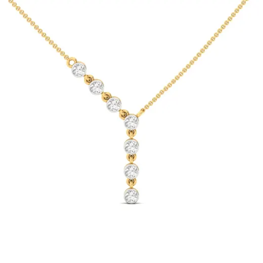 Diamond Drop Pendant Necklace