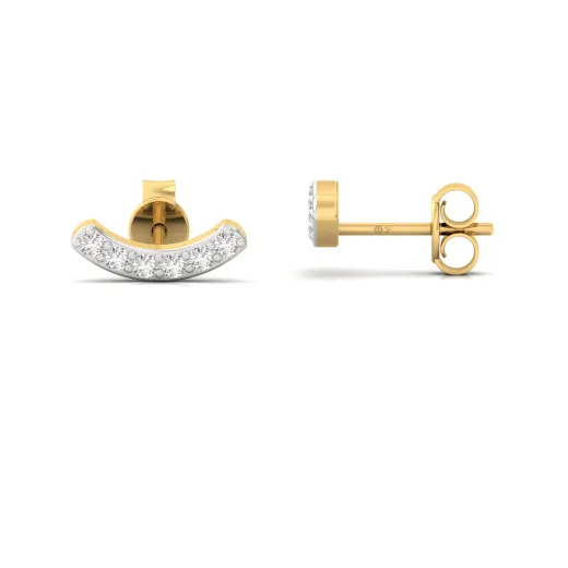 Round Cut Diamond Earrings (1 Pair)
