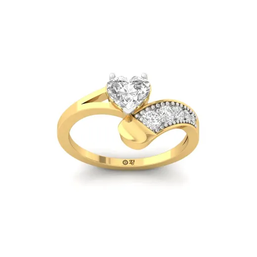 Heart Cut Diamond Engagement Ring
