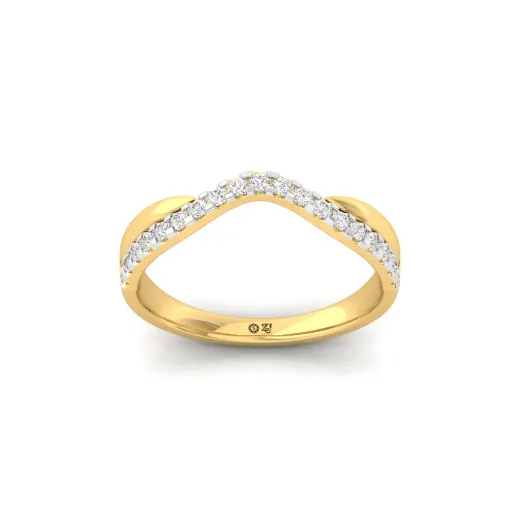 Lab Grown Diamond Wave Band