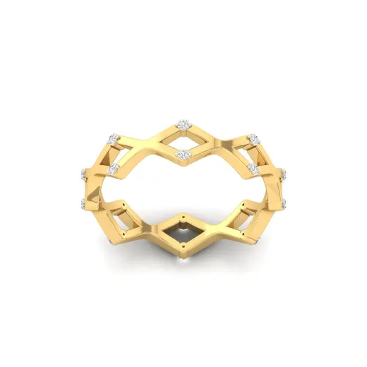Lab Grown Diamond Geometric Band