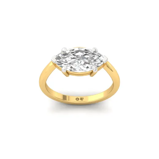 Marquise Cut Diamond Solitaire Engagement Ring