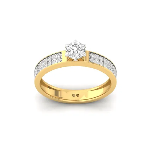 Round Cut Diamond Engagement Ring