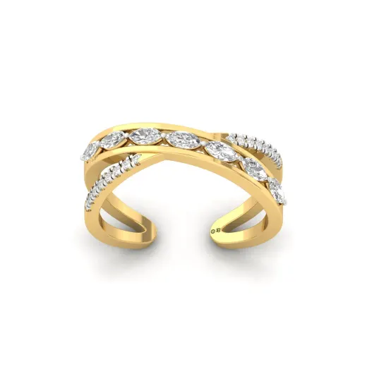 Marquise Cut Diamond Designer Ring