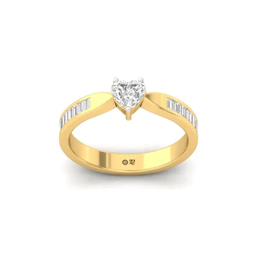 Heart Cut Diamond Engagement Ring