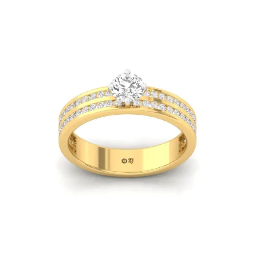 Round Cut Diamond Engagement Ring