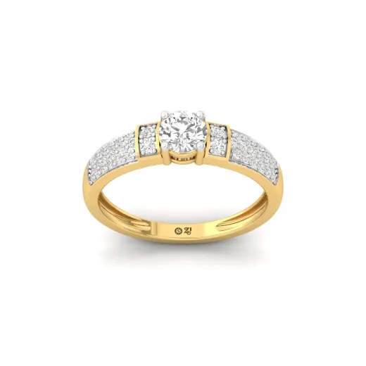 Round Cut Diamond Engagement Ring