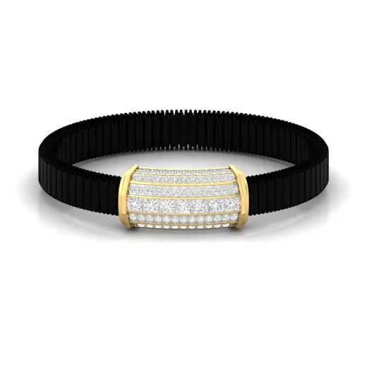 Round Cut Diamond Men’s Bracelet