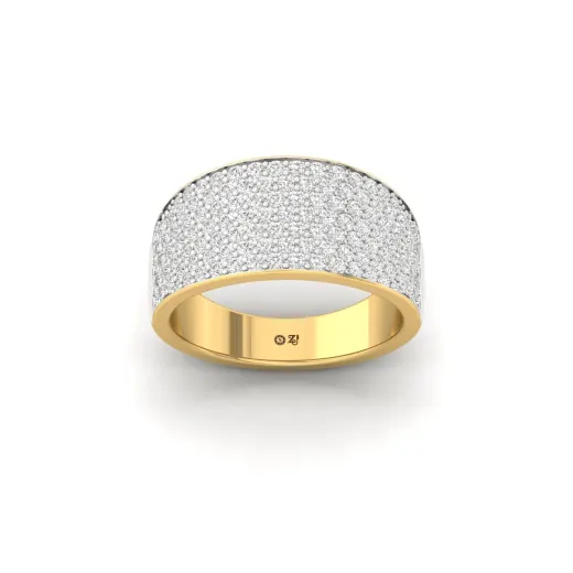 Round Cut Diamond Men’s Band