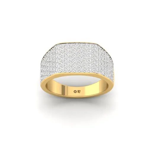 Round Cut Diamond Men’s Band