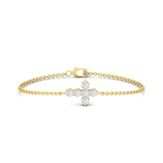 Lab Grown Diamond Floral Bracelet